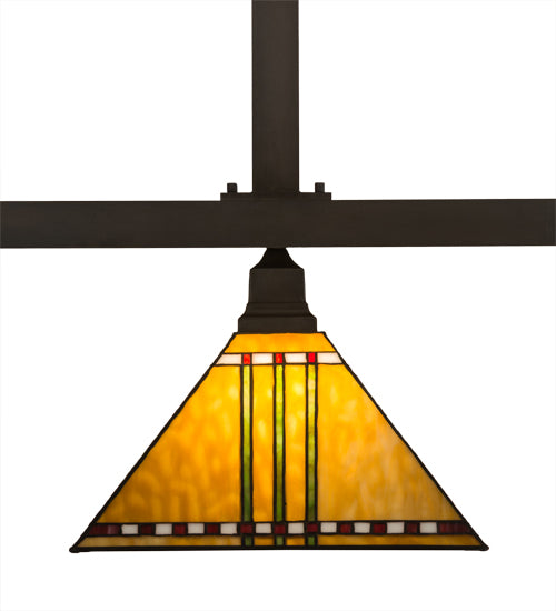 48"L Prairie Corn 3 Lt Island Pendant