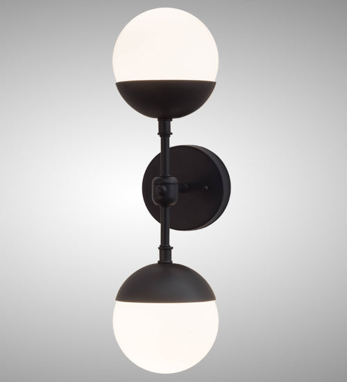 6" Wide Bola Deux Wall Sconce