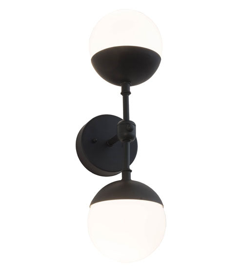 6" Wide Bola Deux Wall Sconce