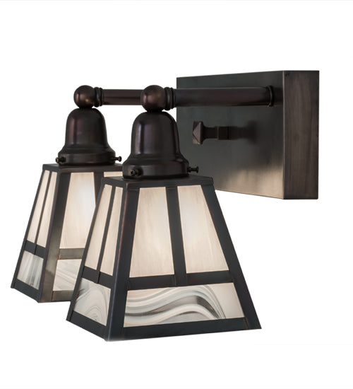 17"W "T" Mission 2 Lt Vanity Light