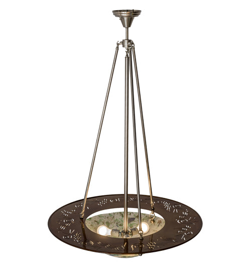 31"W Metro Fusion Super Nova Inverted Pendant