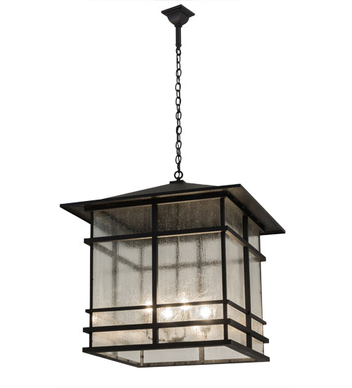 30"Sq Tea House Lantern Pendant