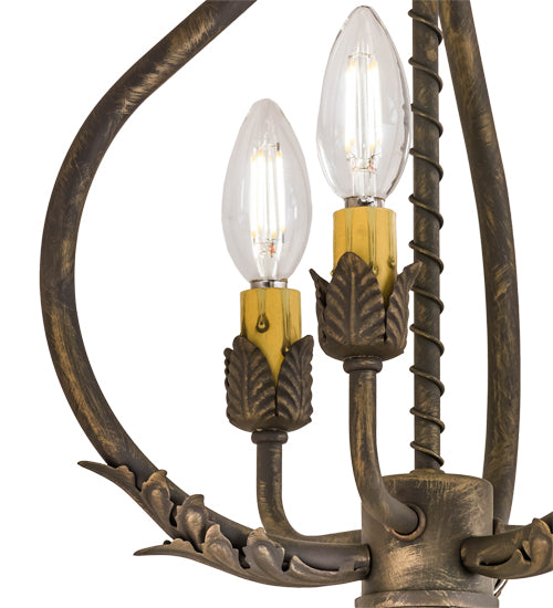 12"W Antonia 3 Lt Chandelier