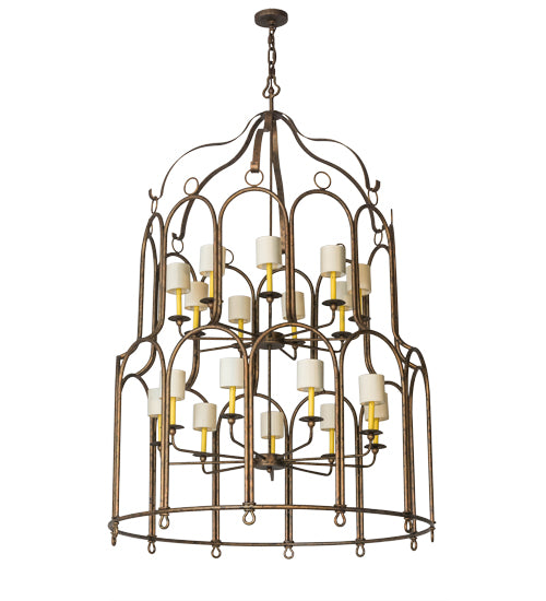 54" Wide Grand Stair 20 Light Chandelier