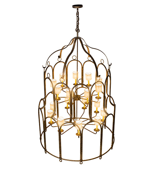 54" Wide Grand Stair 20 Light Chandelier