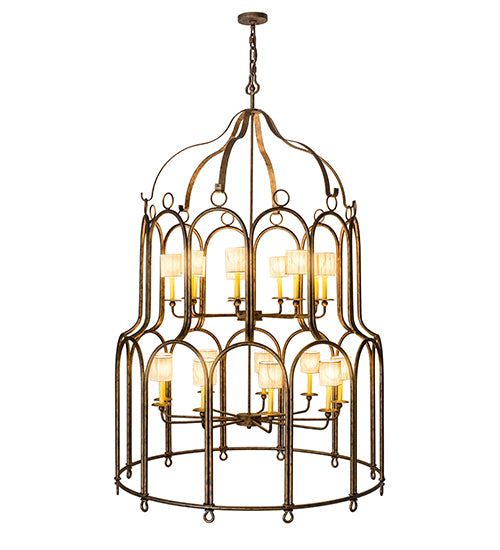 54" Wide Grand Stair 20 Light Chandelier