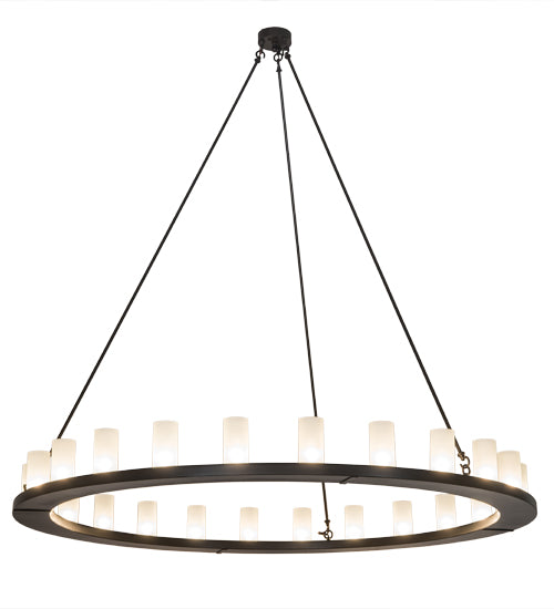 72"W Loxley 24 Lt Chandelier