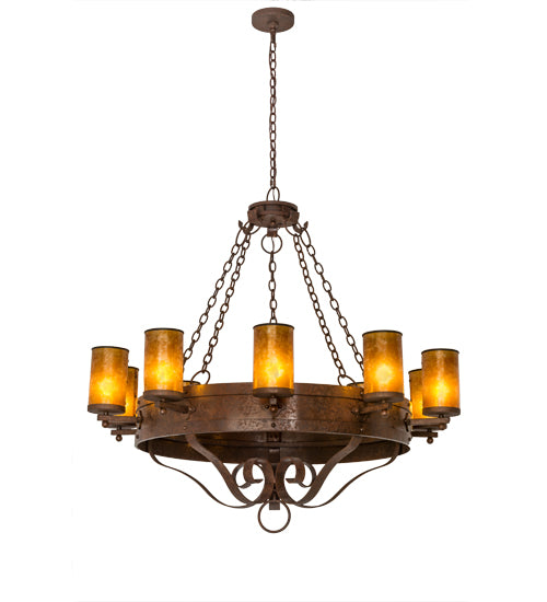 48"W Parnella 10 Lt Chandelier