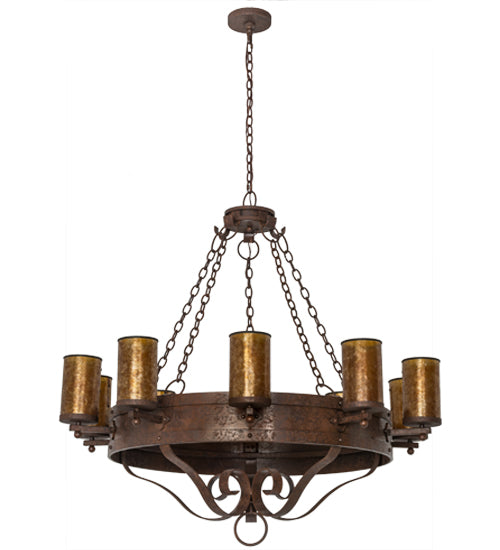 48"W Parnella 10 Lt Chandelier