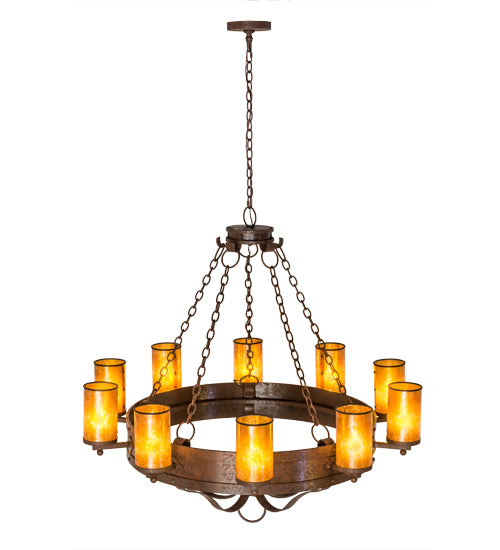 48"W Parnella 10 Lt Chandelier