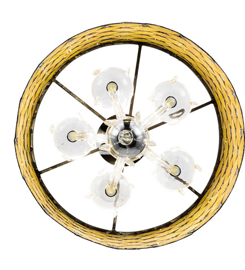 25" Wide Giacomo Gatsby 5 Light Chandelier