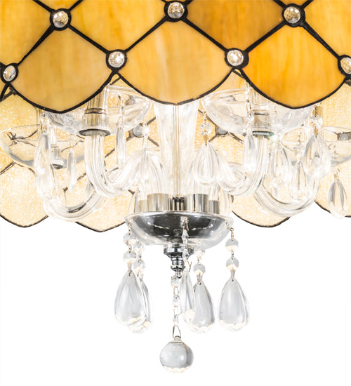 25" Wide Giacomo Gatsby 5 Light Chandelier