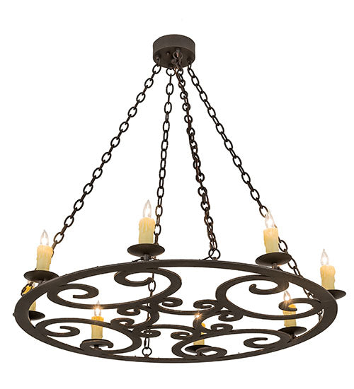 42" Wide Ashley 8 Light Chandelier