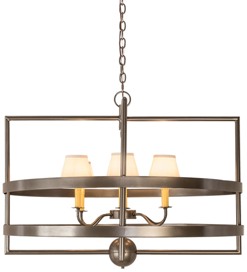 36"W Aldari 6 Lt Chandelier