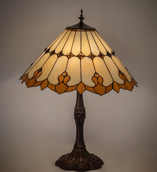 28.5"H Nouveau Cone Table Lamp