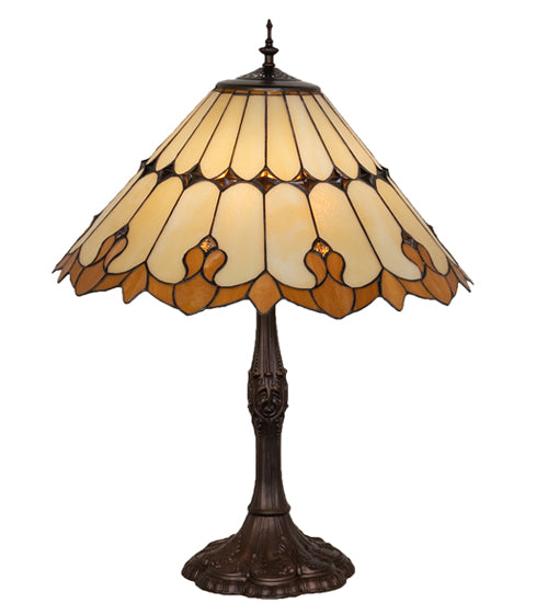 28.5"H Nouveau Cone Table Lamp