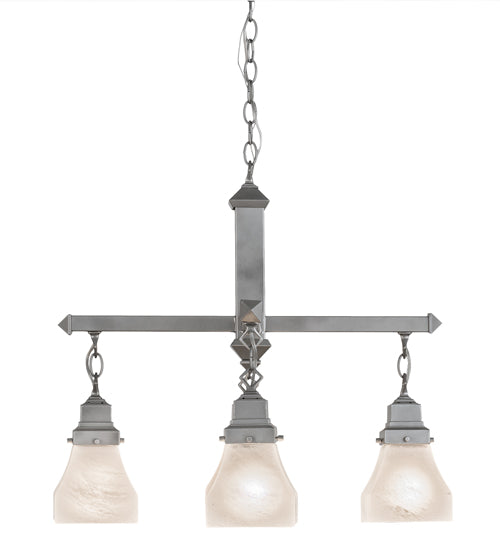 24"W Bungalow 4 Lt Chandelier