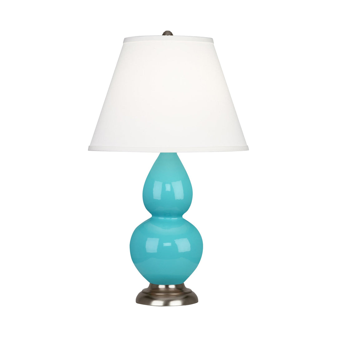 Egg Blue Small Double Gourd Accent Lamp-Style Number 1761X