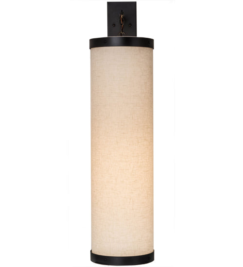 10"W Cilindro Textrene Hanging Wall Sconce