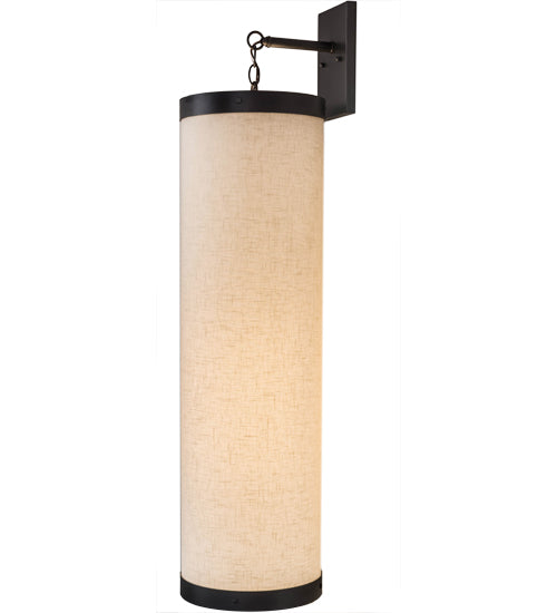 10"W Cilindro Textrene Hanging Wall Sconce