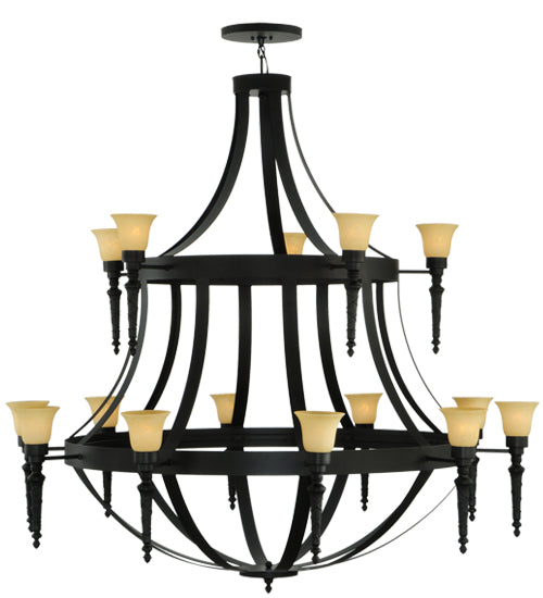 72"W Pontoise 15 Lt Chandelier