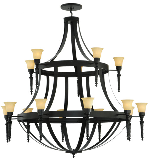 72"W Pontoise 15 Lt Chandelier