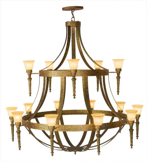 72"W Pontoise 15 Lt Chandelier