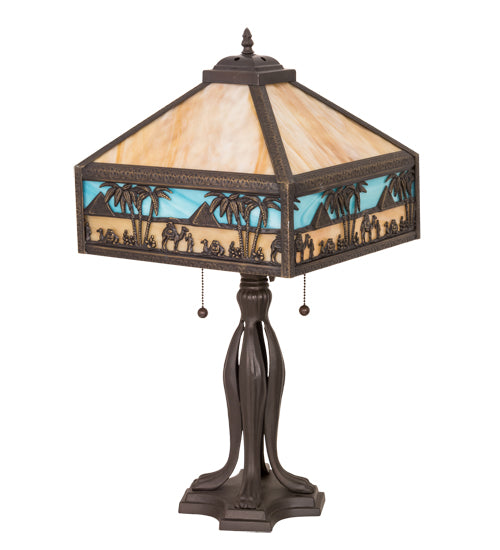 26" High Camel Mission Table Lamp