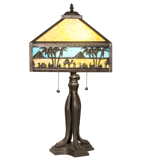 26" High Camel Mission Table Lamp