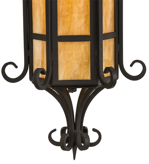 12"W Caprice Lantern Wall Sconce