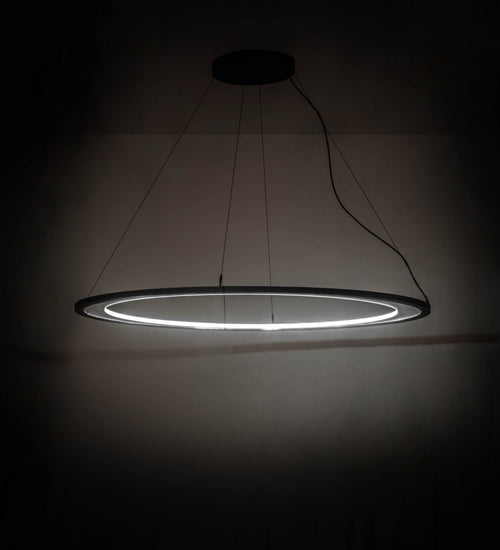 61" Long Anillo Ellipse Oblong Pendant