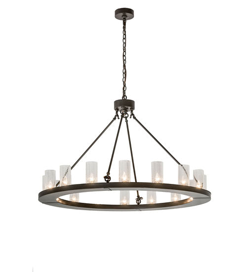 48"W Loxley 16 Lt Chandelier