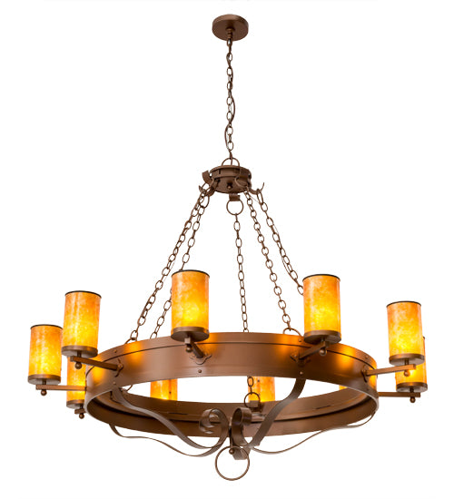 60"W Parnella 10 Lt Chandelier