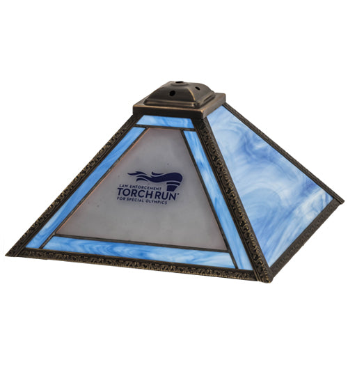 13"Sq Personalized Torch Run Shade