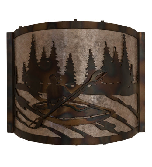 12"W Kayaker Wall Sconce