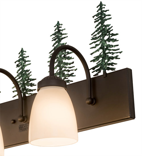 24"Wide Tall Pines 3 Light Vanity Light