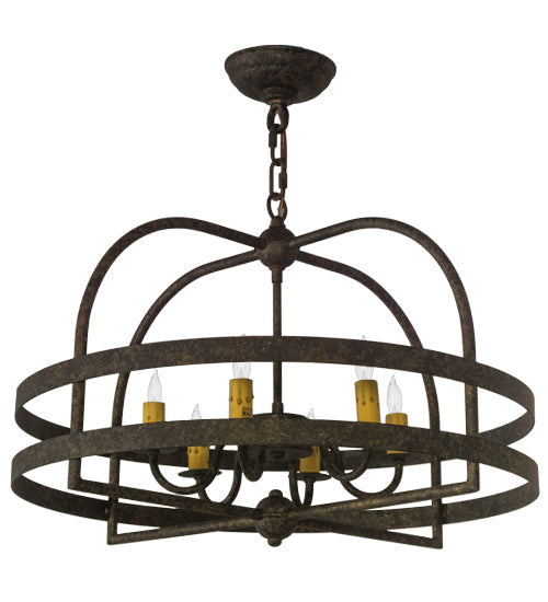 22" Wide Aldari 6 Light Chandelier