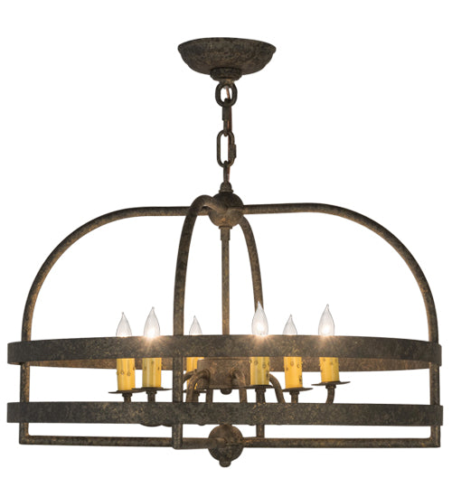 22" Wide Aldari 6 Light Chandelier