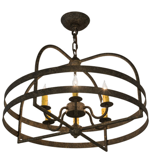 22" Wide Aldari 6 Light Chandelier