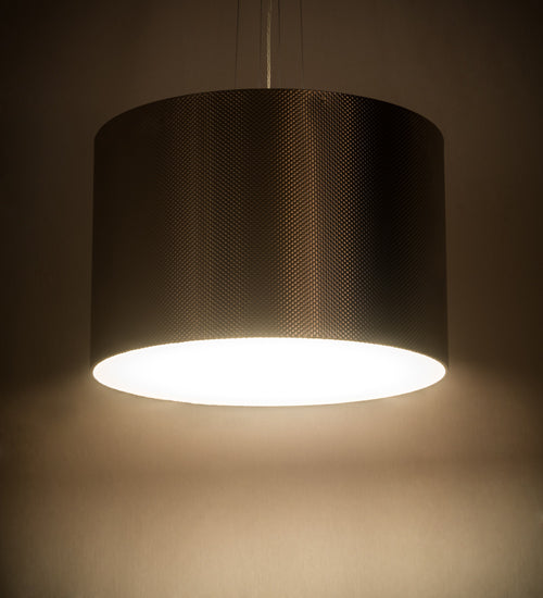 30" Wide Cilindro Metal-Tex Pendant