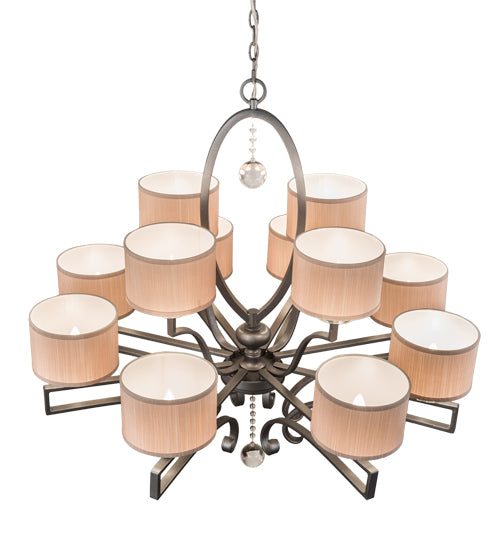 40" Wide Croix 12 Light Chandelier