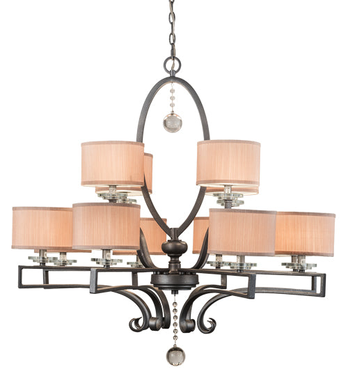 40" Wide Croix 12 Light Chandelier