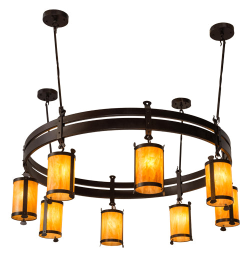 67" Wide Beartooth 8 Light Chandelier