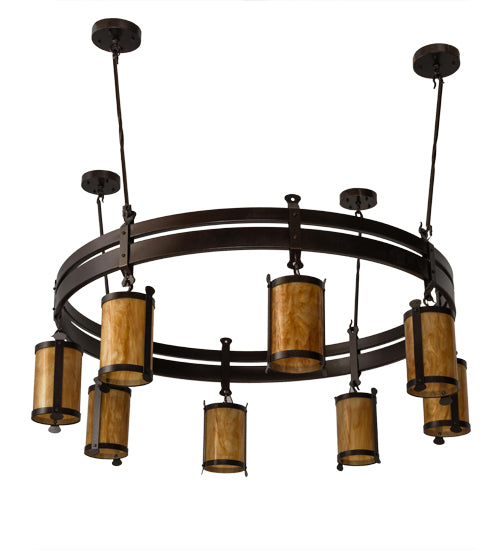 67" Wide Beartooth 8 Light Chandelier