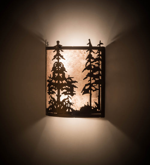 12"W Tall Pines Wall Sconce