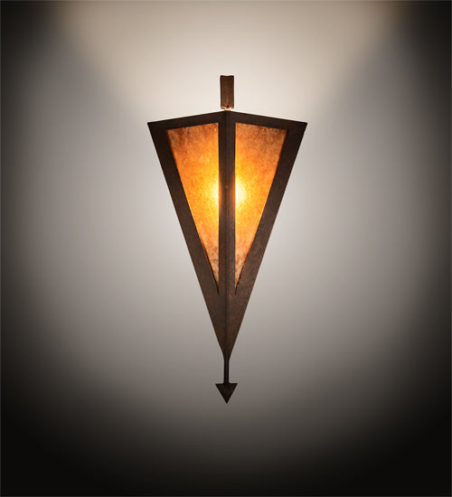 8" Wide Desert Arrow Wall Sconce