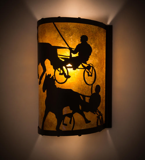 8"W County Fair Wall Sconce