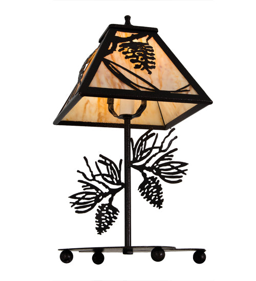 15"H Whispering Pines Accent Lamp