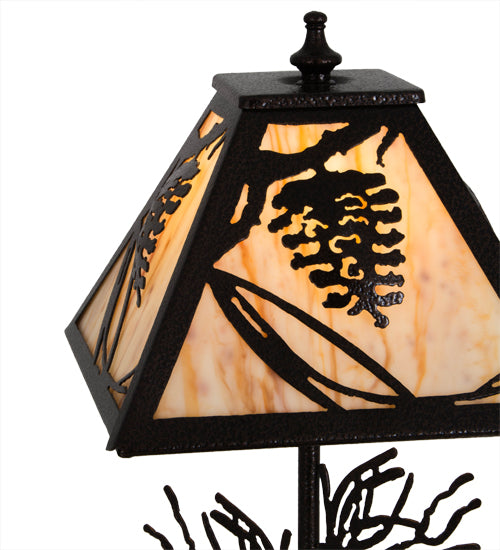 15"H Whispering Pines Accent Lamp