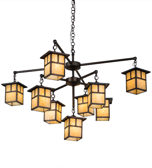 50"W Hyde Park T Mission 9 Lt Chandelier